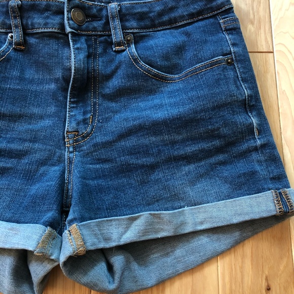aeropostale high waisted midi shorts